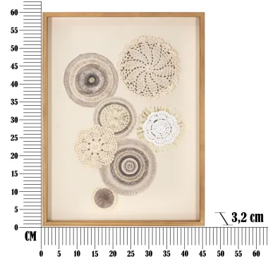 PANEL C/RAMKĄ CIRCLY C/WSTAWKAMI 45 3,2 60 cm